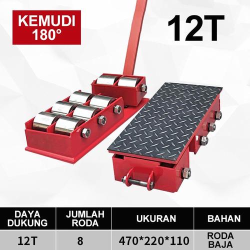 PEMINDAH BARANG / RODA PEMINDAH BARANG 6 TON / 8 TON / 12 TON - 12T 360° wheel